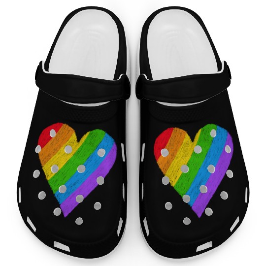 LGBT Pride be yourself Clogs