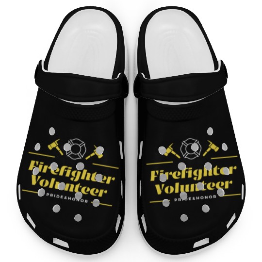 Firefighter Volunteer Pride and Honor Clogs