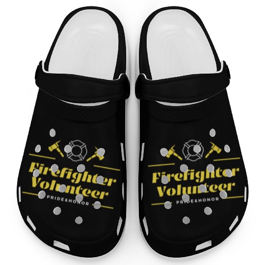 Firefighter Volunteer Pride and Honor Clogs