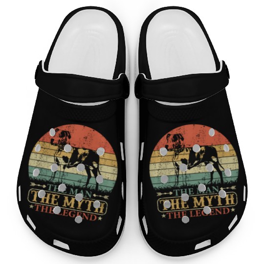 Great Dane Dad The Man Legend Vintage Clogs