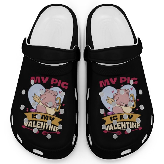 Pig animal piglet farm funny gift Clogs