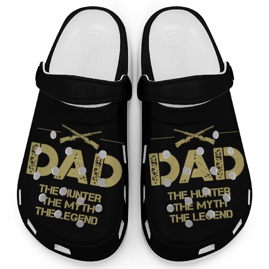 Dad the hunter the myth the legend Clogs