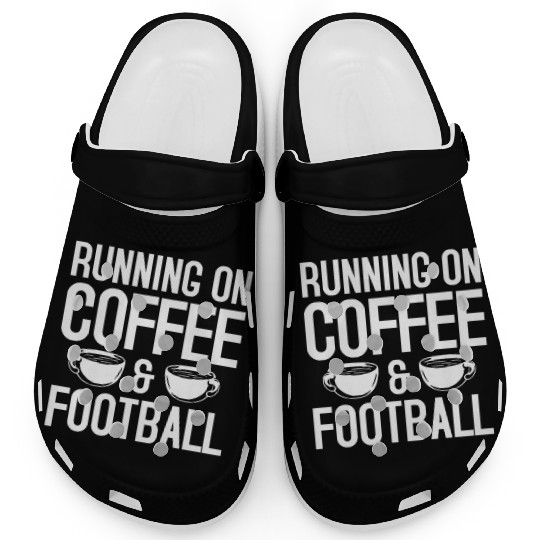 Coffee & Football Gift Clogs