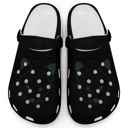 long wolf face Clogs