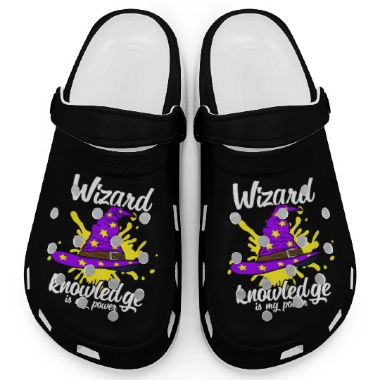Magician Proverbs Nerd Magic Hat Clogs