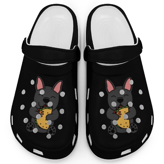 French Bulldog Taco Lover Clogs