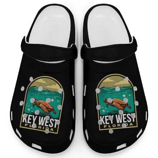 Key West Vintage Sea Turtle Clogs
