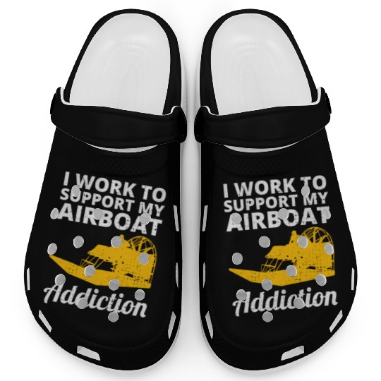 Airboat Fanboat Airboating Planeboat Swamp boat Clogs