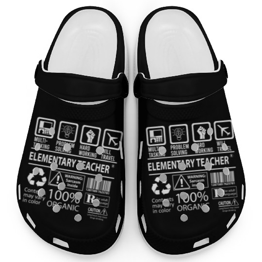 Elementary Teacher Clogs - Multitasking Job Gift