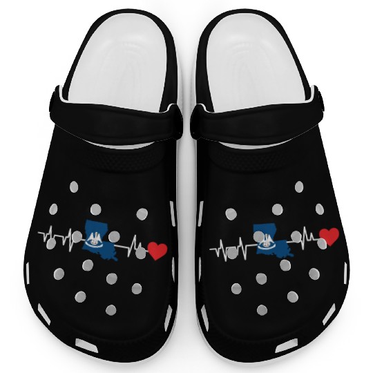 Louisiana Heartbeat Gift Clogs