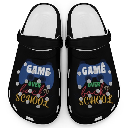 Game Over Back To School Clogs
