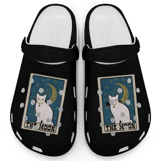 The Moon Tarot Card Shaman Fortune Telling Clogs
