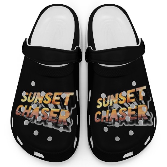 Sunset chaser 3D design Clogs
