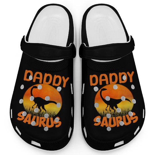 Daddysaurus Papasaurus Clogs