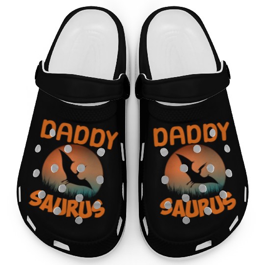 Daddysaurus Papasaurus Clogs