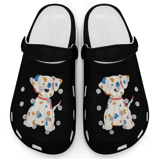 Cute and Colorful Dalmatian Dog Baby Clogs