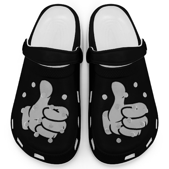 Comic bubble tea design Clogs