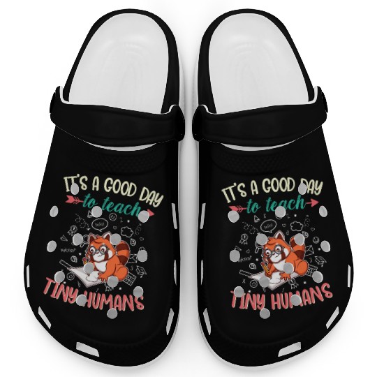 Good Day To Teach Tiny Humans Elementary Teacher Clogs