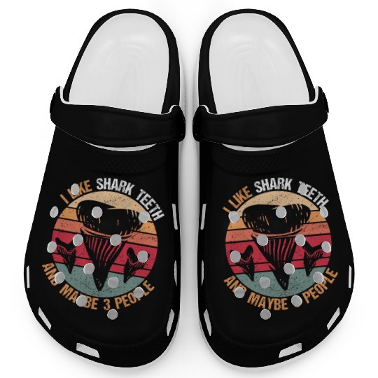 Shark Teeth Fossil Tooth Collector Clogs