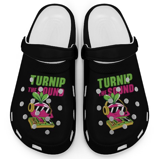 Music Turnip Party Music Lover Vegetable Clogs