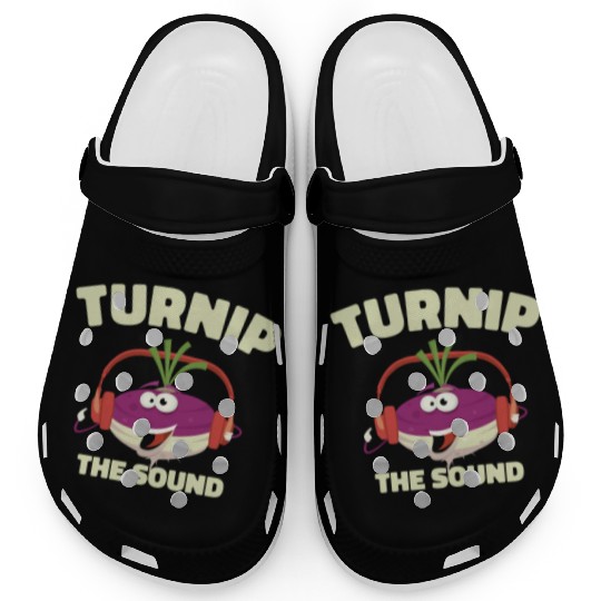 Music Turnip Party Music Lover Vegetable Clogs