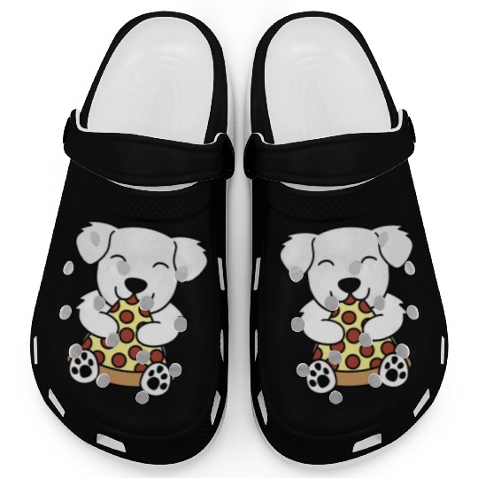 Great Pyrenees Pizza Lover Clogs