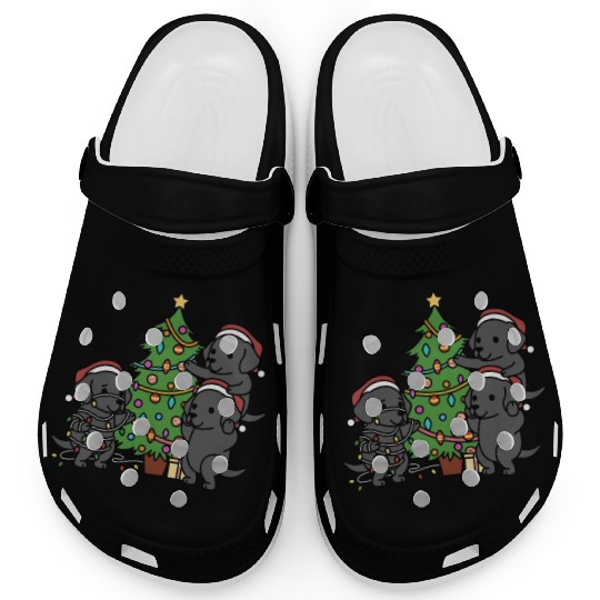 Great Dane Christmas Tree Clogs