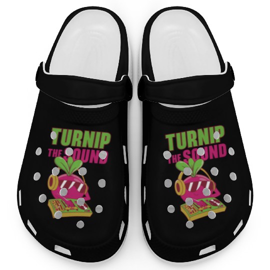 Music Turnip Party Music Lover Vegetable Clogs