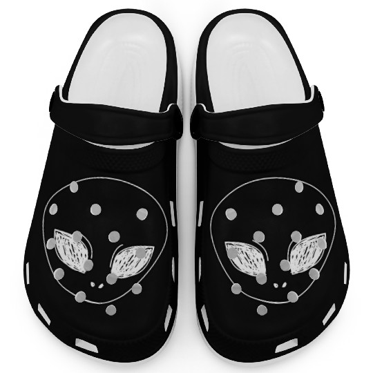 Alien character face Clogs