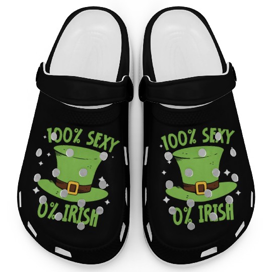 100 Percent Sexy 0 Percent Irish Gaelic Ireland Clogs
