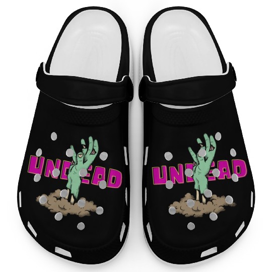 undead zombie punk Goth Horror Clogs
