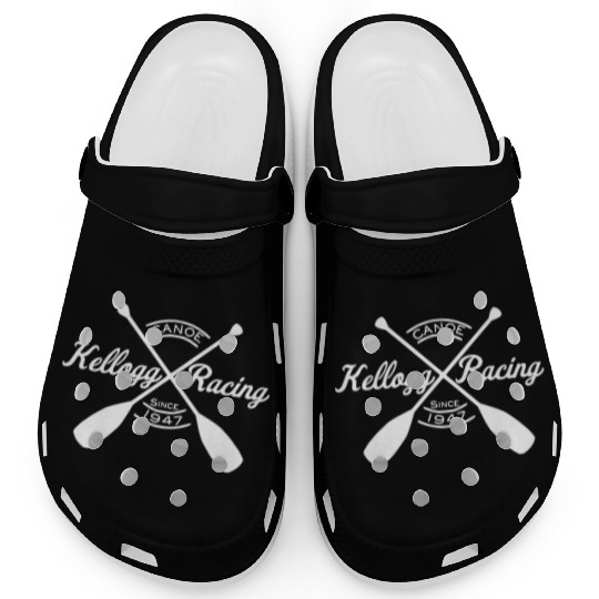 Kellogg Canoe Racing -WHITE Clogs