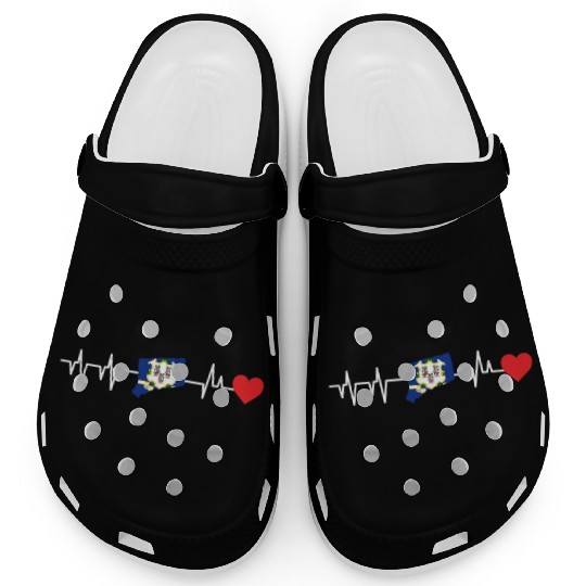 Connecticut Heartbeat Gift Clogs
