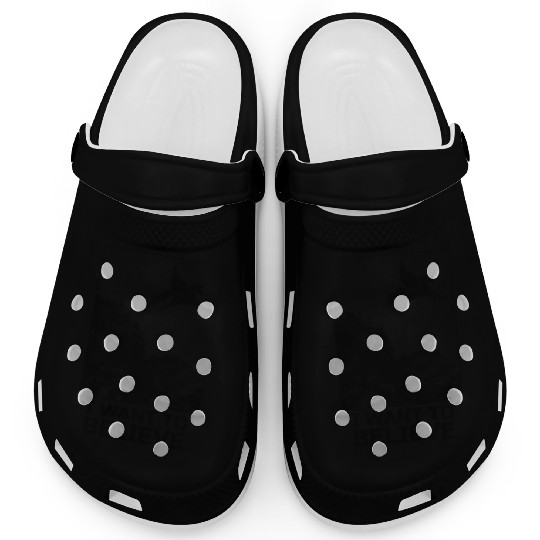 Unicorn "I Want To Believe" UAP Outfit Alien Ufo Clogs