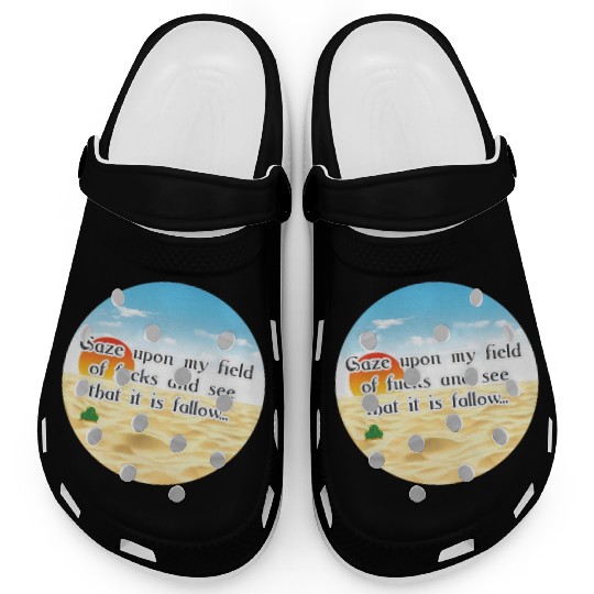 No Fucks Given I Dont Care Fuck Off No F*cks Cacti Clogs