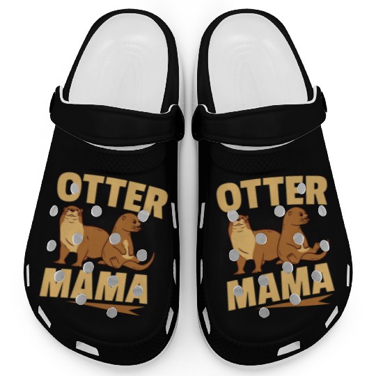 Otter Mama Sea Otters Clogs