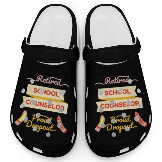 Retired school counselor proud Retired school coun Clogs
