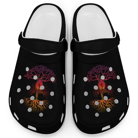 Relax Yoga Time Mandala Meditate Pilates Yoga Clogs