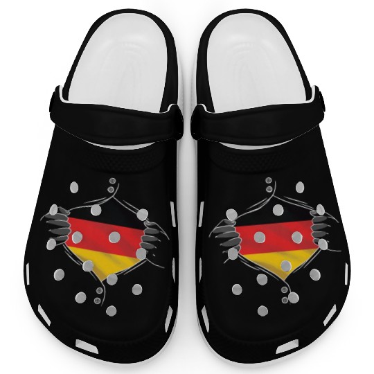 germany flag proud Clogs