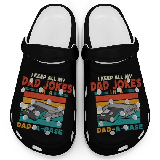 Dad Joke Data Scientist Pun Computer Science Papa Clogs