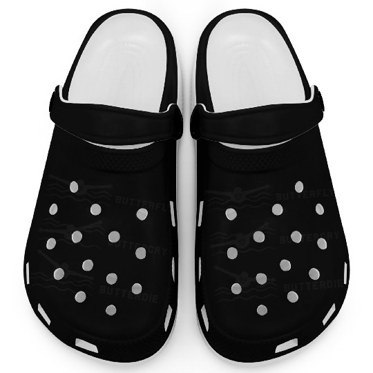 Swimmer Butterfly Swim Swimming Clogs