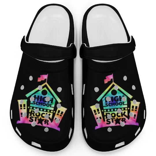 High School Rock Star Back to School Clogs