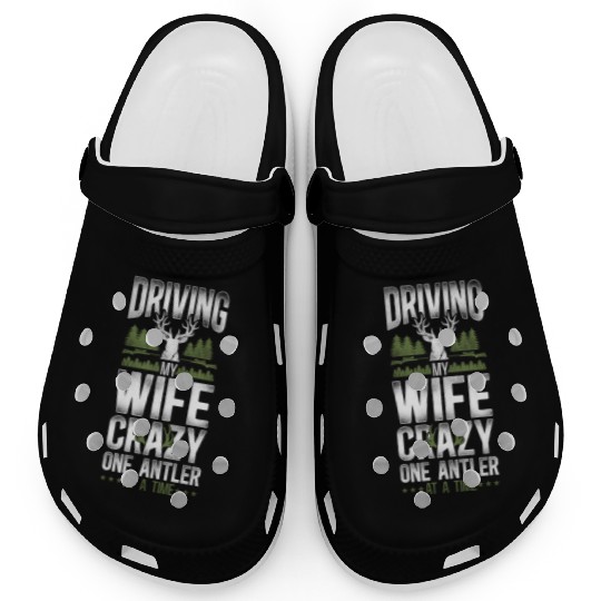 Buck Deer Hunting Hunter Wife Clogs