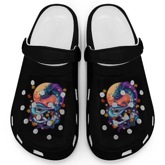Japanese Dragon Clogs