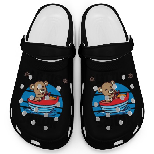 Sailing Sailboat Boating Kid Child Yacht Boat Clogs