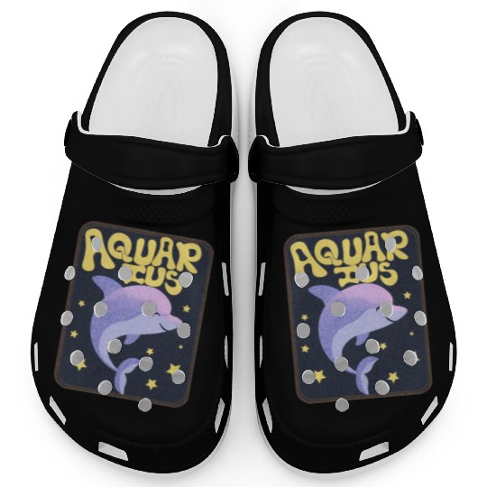 Aquarius Sign Animal Clogs