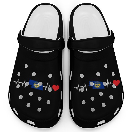 Nebraska Heartbeat Gift Clogs