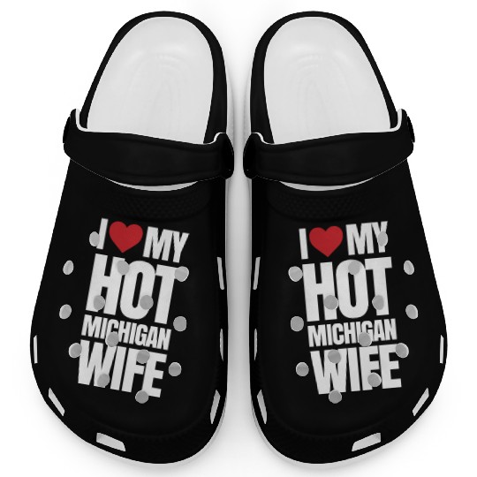Michigan Wife Gift Clogs