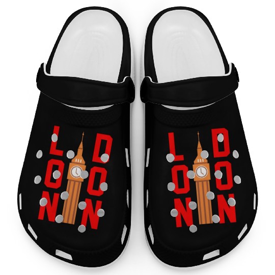 London Funny Gift Idea Clogs