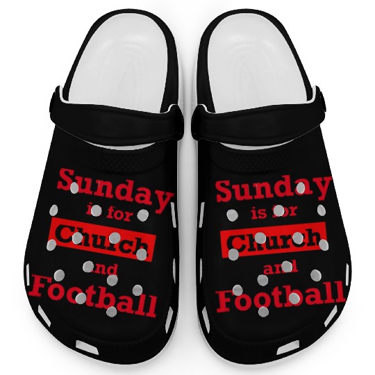 Sunday is for church and Football Clogs